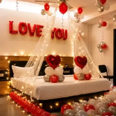 Helium balloon bouquet decoration